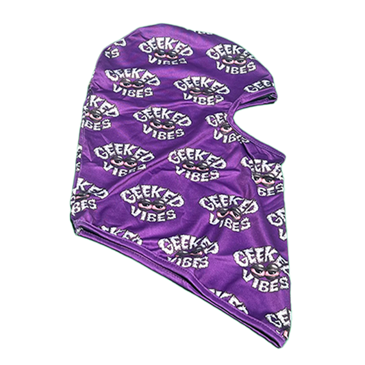 Purple Geeked Vibes Ski Mask