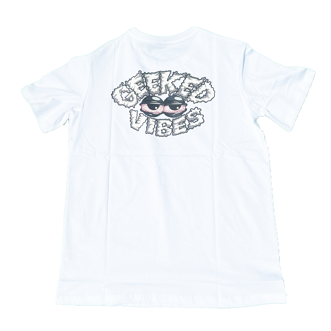 White Geeked Vibes Tee