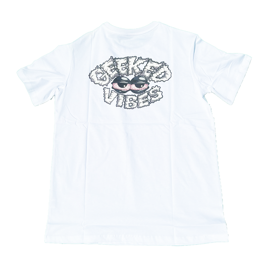White Geeked Vibes Tee